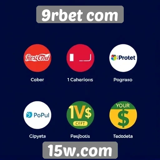 Sistemas de pagamento disponíveis no 9rbet